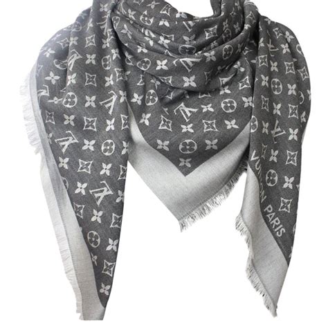 replica scarves louis vuitton|louis vuitton scarf men's grey.